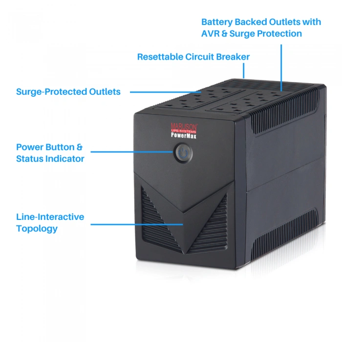 MAX-650 (650VA/360W) BỘ LƯU ĐIỆN MARUSON