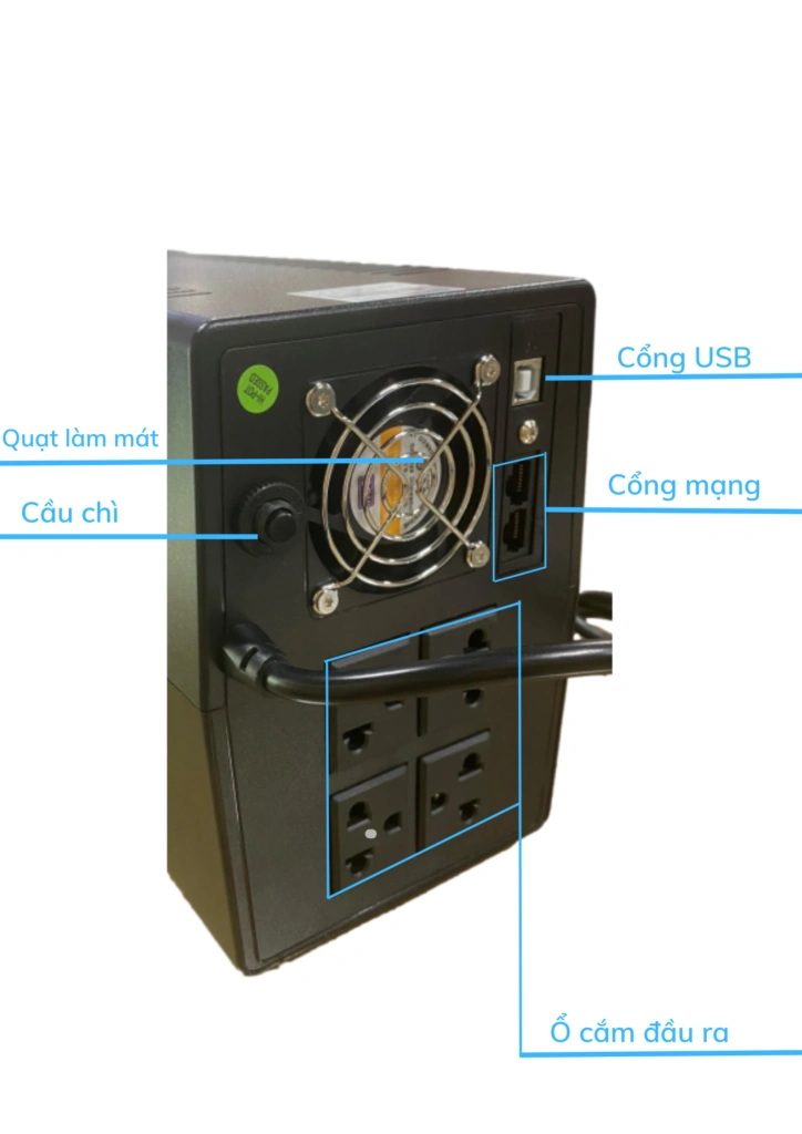 POW-2200 (2200VA/ 1200W) BỘ LƯU ĐIỆN MARUSON