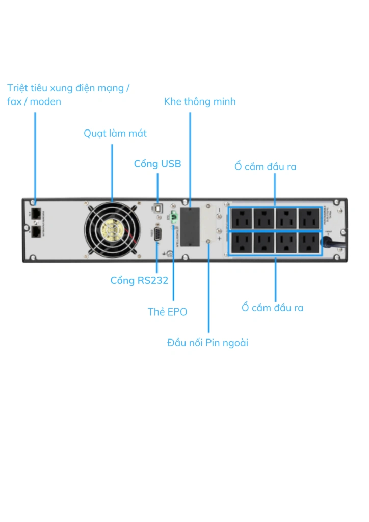 ULT-W3KRTGME (3000VA/2700W) Bộ lưu điện MARUSON